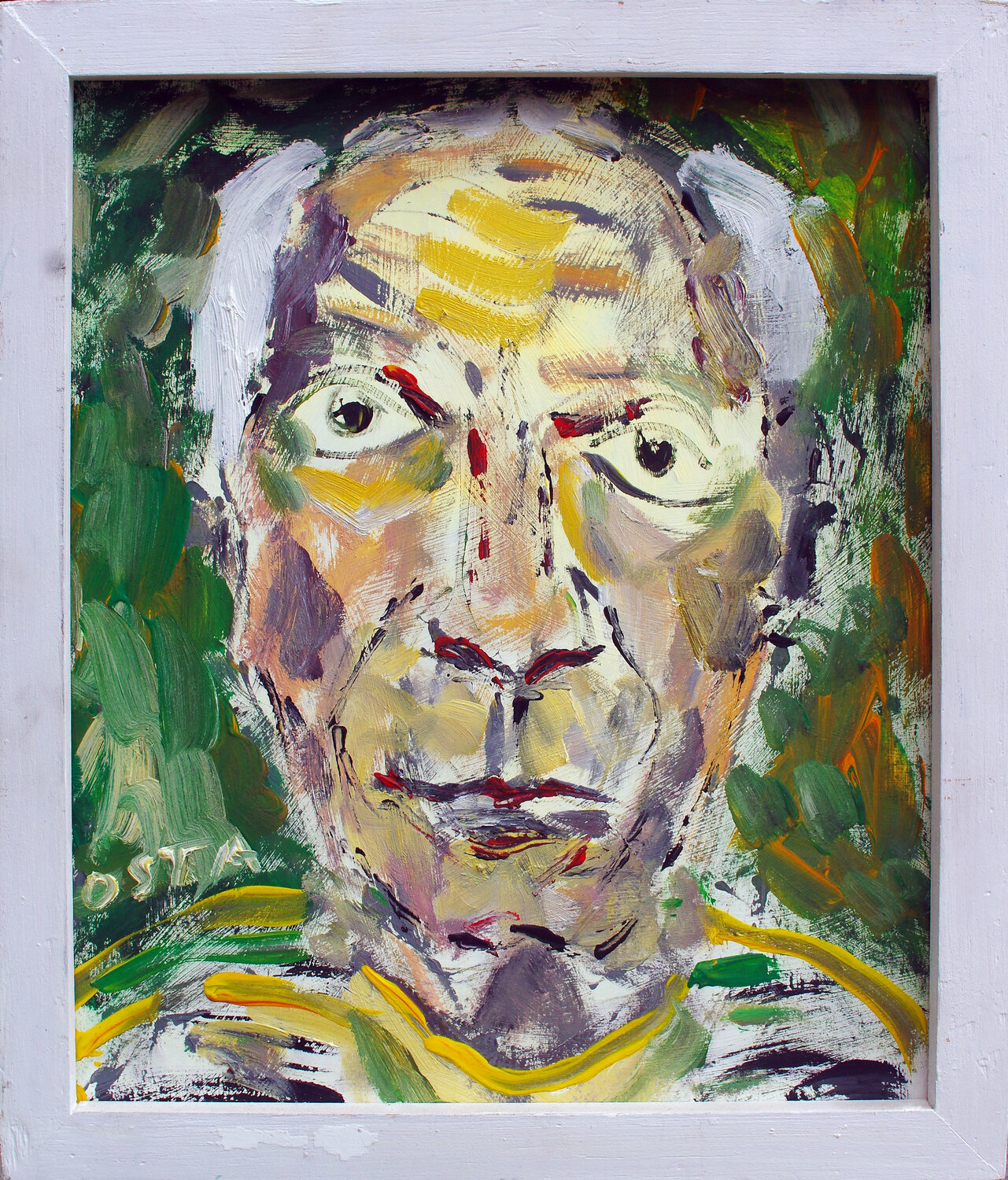 Portrait of Picasso in Later Years Andrew Osta Originalgemälde zu verkaufen