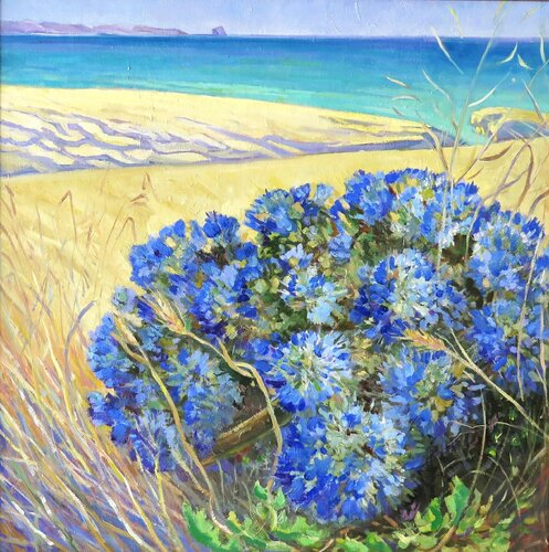 Blue bush van Tatiana Kyriakidou, Schilderij te koop op Singulart