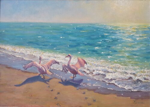 Friends par Tatiana Kyriakidou, Peinture en vente sur Singulart
