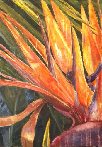 Birds of Paradise N1 di Tatiana Kyriakidou, Pittura in vendita su Singulart