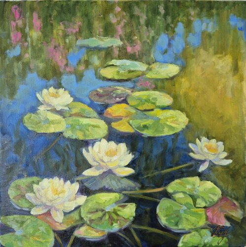 Pond by Tatiana Kyriakidou, Painting for Sale on Singulart