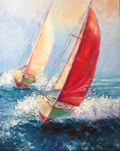 Tailwind par Tatiana Kyriakidou, Peinture en vente sur Singulart