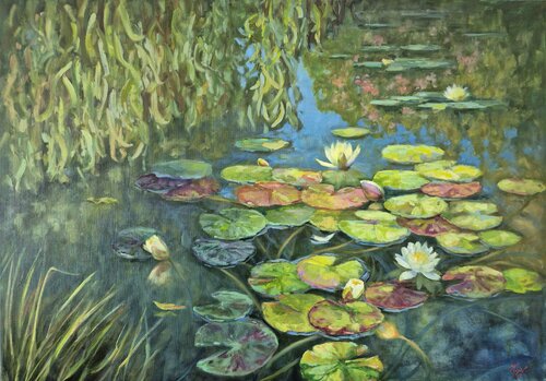 Aquatic sanctuary de Tatiana Kyriakidou, Pintura a la venta en Singulart