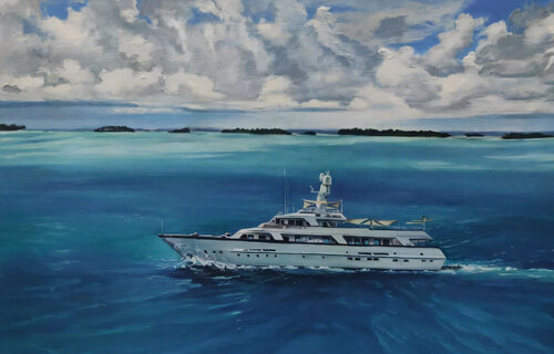 Sea Symphony van Evgeniya Duvakina, Schilderij te koop op Singulart