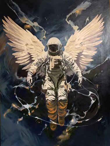 Astronaut von Evgeniya Duvakina, Malerei kaufen auf Singulart