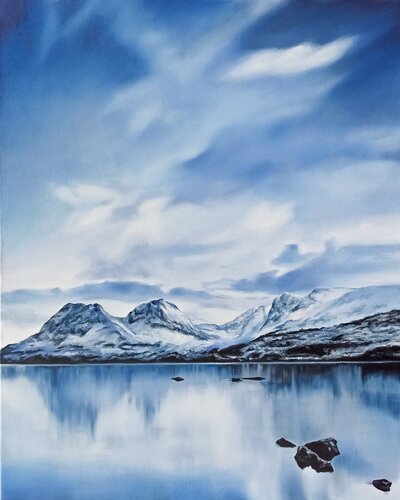 Eternal Frost di Evgeniya Duvakina, Pittura in vendita su Singulart