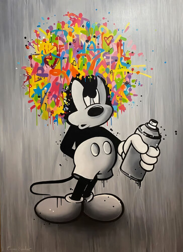 Mickey Mouse di Evgeniya Duvakina, Pittura in vendita su Singulart