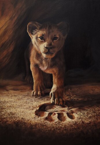 Simba by Evgeniya Duvakina, Painting for Sale on Singulart