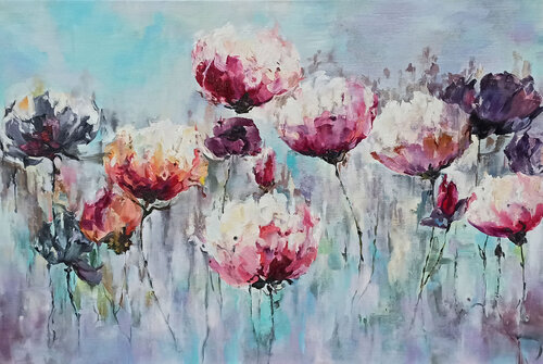 Floral Fiesta von Evgeniya Duvakina, Malerei kaufen auf Singulart