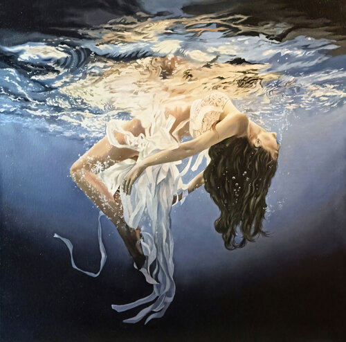 Underwater Tenderness von Evgeniya Duvakina, Malerei kaufen auf Singulart