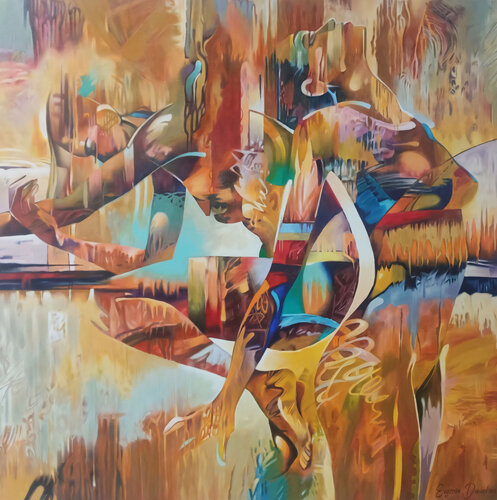 Interlacing von Evgeniya Duvakina, Malerei kaufen auf Singulart