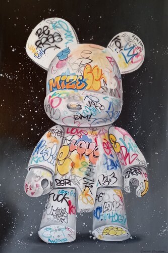 bearbrick van Evgeniya Duvakina, Schilderij te koop op Singulart