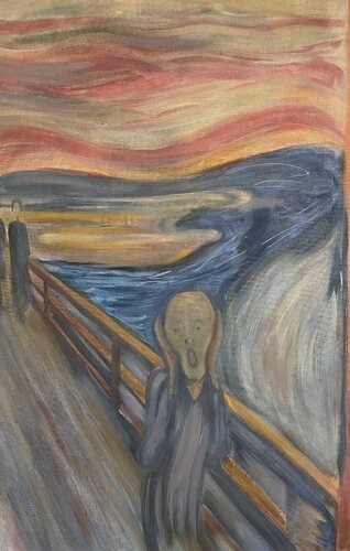 Echo of the Scream van Evgeniya Duvakina, Schilderij te koop op Singulart