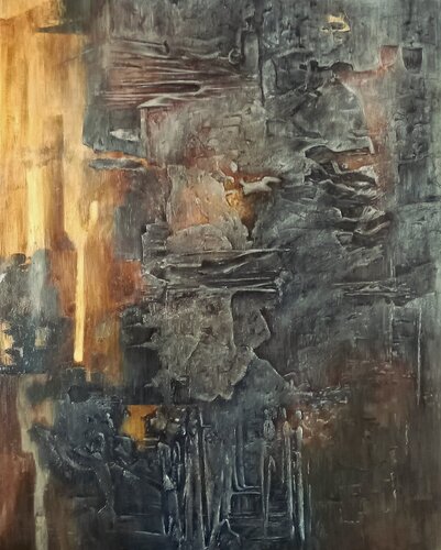 Echoes of Hidden Worlds par Evgeniya Duvakina, Peinture en vente sur Singulart