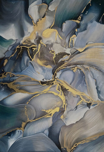 Cosmic Connection par Evgeniya Duvakina, Peinture en vente sur Singulart