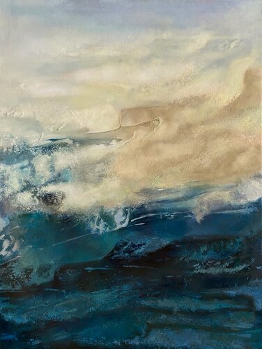 Abstract "Call of the Ocean" von Evgeniya Duvakina, Malerei kaufen auf Singulart