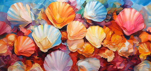 The Gift of the Sea von Evgeniya Duvakina, Malerei kaufen auf Singulart