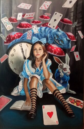 Alice par Evgeniya Duvakina, Peinture en vente sur Singulart