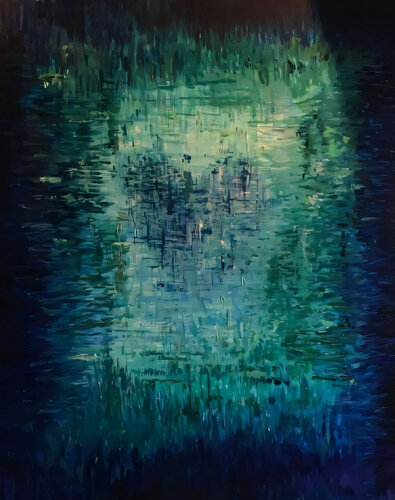 Cosmic par Evgeniya Duvakina, Peinture en vente sur Singulart