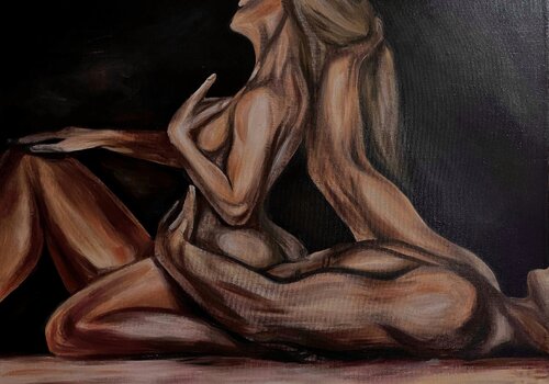 Flame of Desire di Evgeniya Duvakina, Pittura in vendita su Singulart