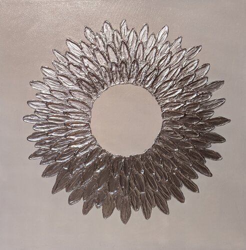 Mirror of the Sun – Art Reflecting Harmony di Evgeniya Duvakina, Pittura in vendita su Singulart