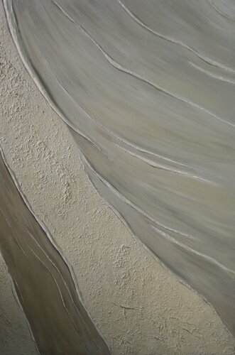 Stone Symphony of Eternity – Textured Oil Painting van Evgeniya Duvakina, Schilderij te koop op Singulart