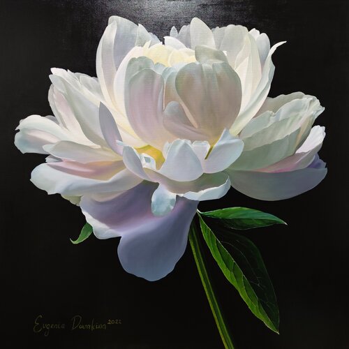 "Silent Elegance" — oil painting, premium quality, professional Italian canvas, realistic painting, ready to enrich a luxury interior by Evgeniya Duvakina, 油畫 for Sale on Singulart