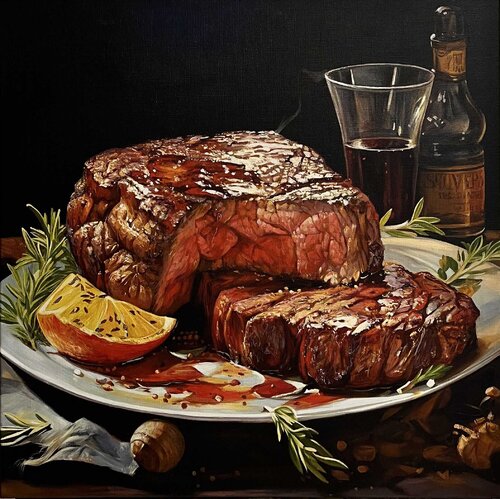 “Taste of Life” — Oil Painting on Canvas, Premium Quality Evgeniya Duvakina