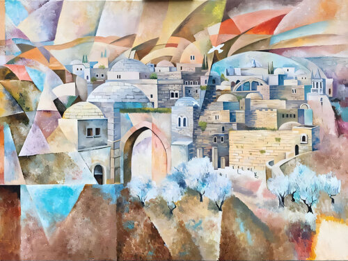 City of Light” — oil painting on canvas, premium quality von Evgeniya Duvakina, Malerei kaufen auf Singulart