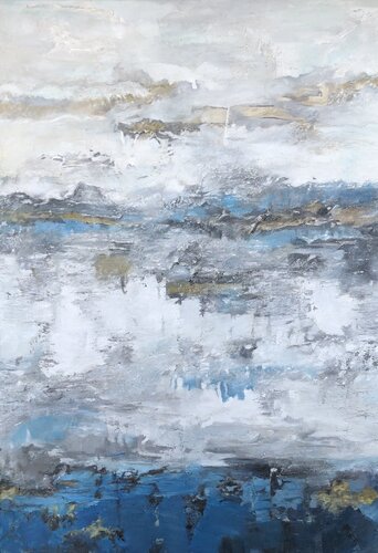 "Space of Silence" — oil painting on canvas, premium quality par Evgeniya Duvakina, Peinture en vente sur Singulart