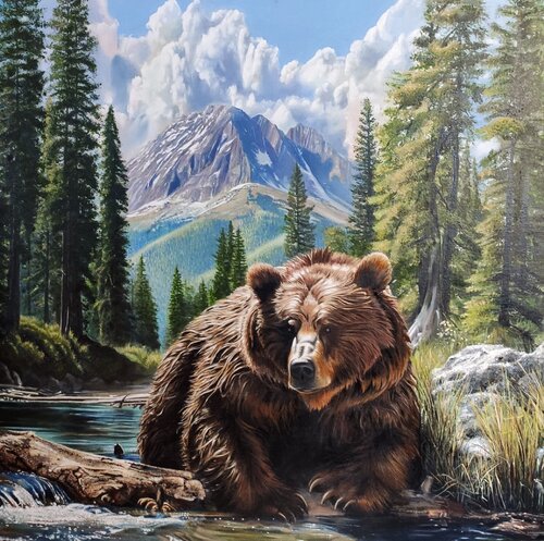 The Most Beautiful Landscape — Bear in the Mountains Evgeniya Duvakina