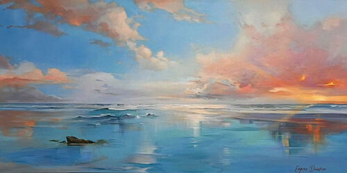 Oil Painting "Noble Landscape" Evgeniya Duvakina