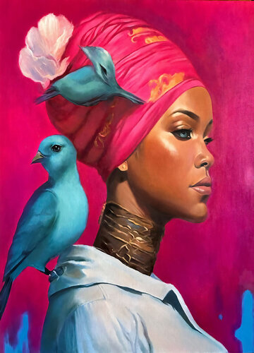 Noble Beauty – Premium Oil Painting von Evgeniya Duvakina, Malerei kaufen auf Singulart