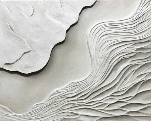 Textured Painting “Streams of Energy” Evgeniya Duvakina
