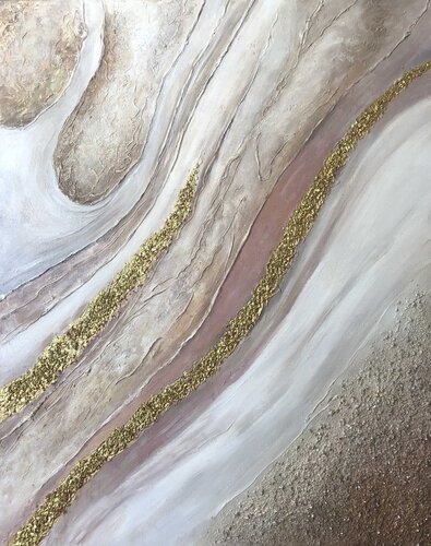 Textured Painting “Precious Moments – Premium” par Evgeniya Duvakina, Peinture en vente sur Singulart