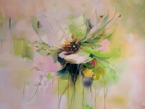 Vivid Abstract Luxury — “Energy of Light” by Evgeniya Duvakina, 絵画 for Sale on Singulart