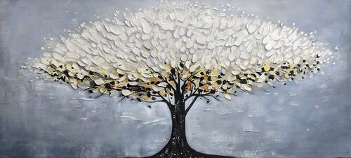 Oil Painting “Leaves of Freedom” van Evgeniya Duvakina, Schilderij te koop op Singulart