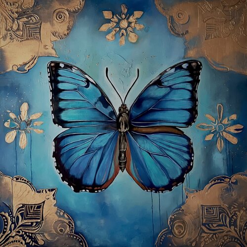 "Heavenly Touch" — oil painting, premium quality, original artwork di Evgeniya Duvakina, Pittura in vendita su Singulart