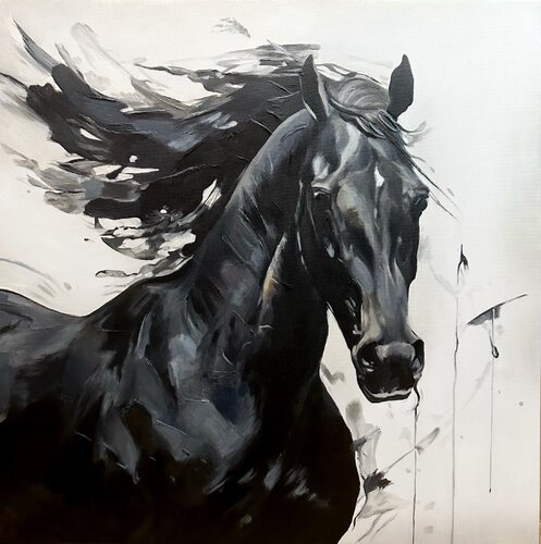 Premium Oil Painting “Whirlwind” van Evgeniya Duvakina, Schilderij te koop op Singulart