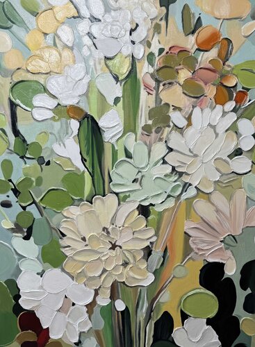 Premium Painting “Gardens of Noble Tones” von Evgeniya Duvakina, Malerei kaufen auf Singulart