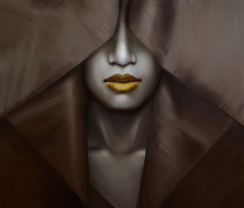 Radiance Through the Shadow de Evgeniya Duvakina, Pintura a la venta en Singulart