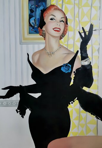 Hollywood Goddess de Evgeniya Duvakina, Pintura a la venta en Singulart