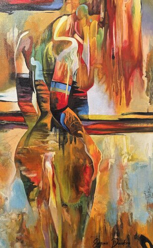 Reflection of Elegance van Evgeniya Duvakina, Schilderij te koop op Singulart