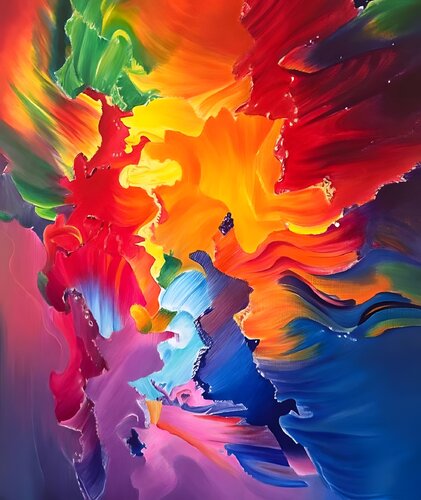 Luxe Color Impulse von Evgeniya Duvakina, Malerei kaufen auf Singulart