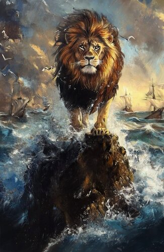 Oil Painting “Master of the Elements. Premium Exclusive” von Evgeniya Duvakina, Malerei kaufen auf Singulart
