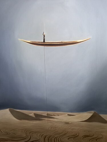 Oil Painting “Between Heaven and Earth” von Evgeniya Duvakina, Malerei kaufen auf Singulart