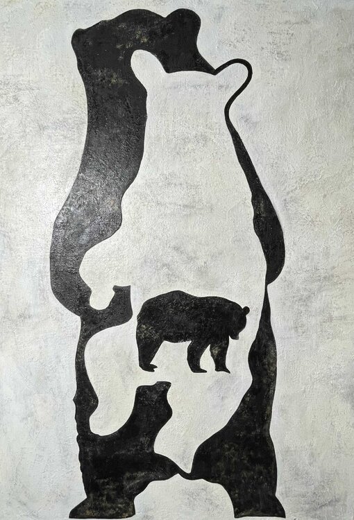 "Bear Family" — Oil Painting, Exclusive Original Artwork Evgeniya Duvakina