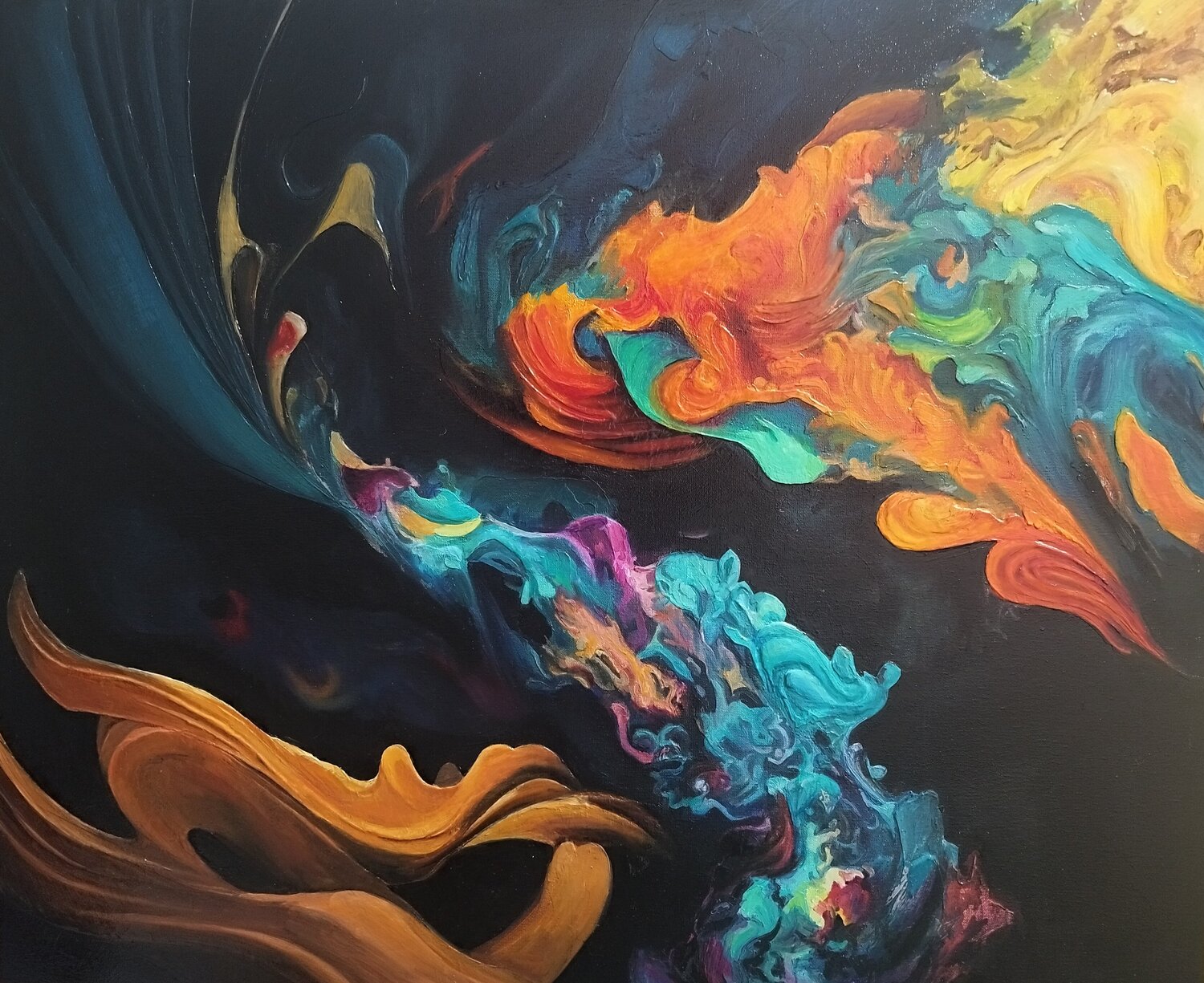 Abstraction of color dynamics Evgeniya Duvakina