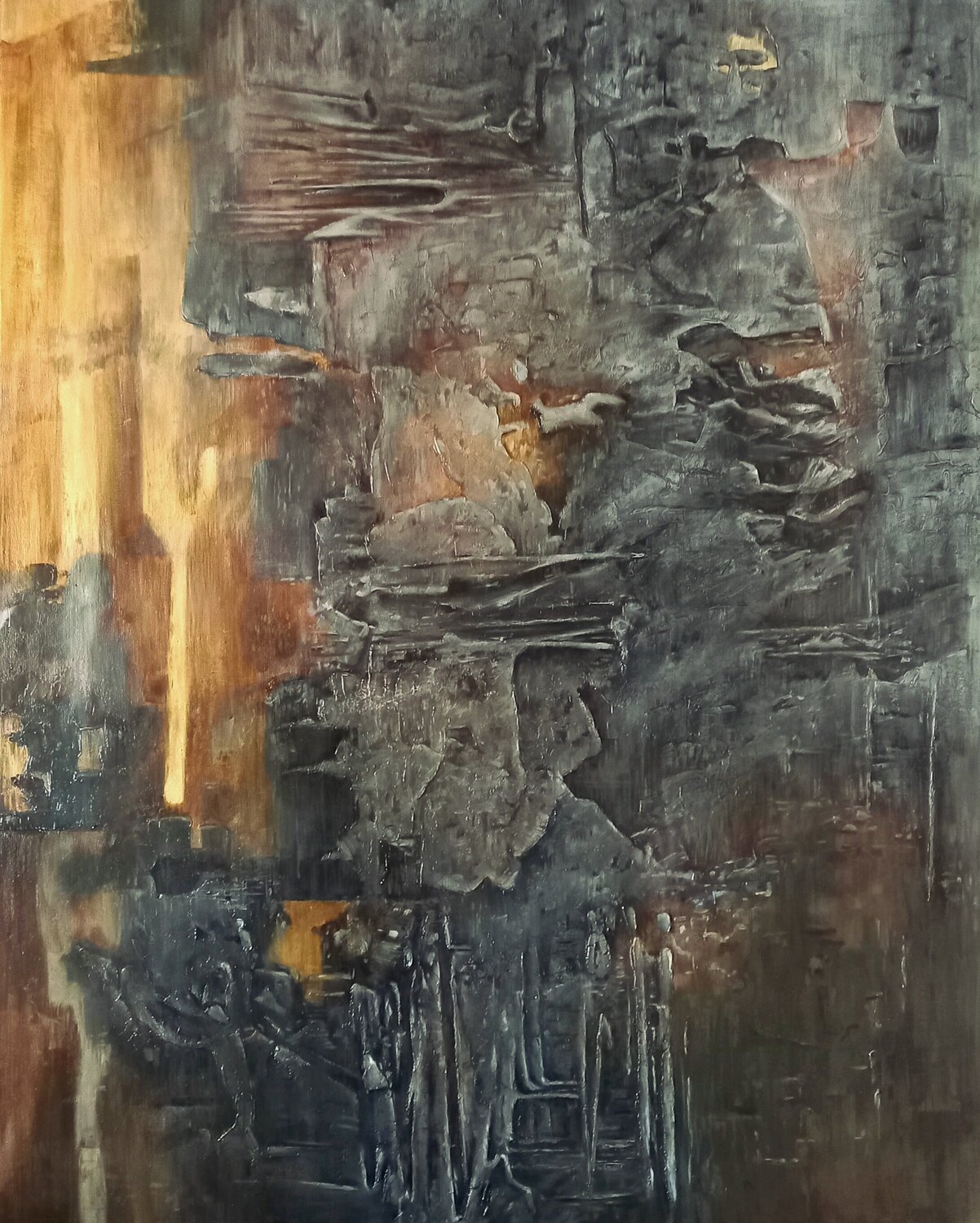 Echoes of Hidden Worlds Evgeniya Duvakina Dipinto originale in vendita