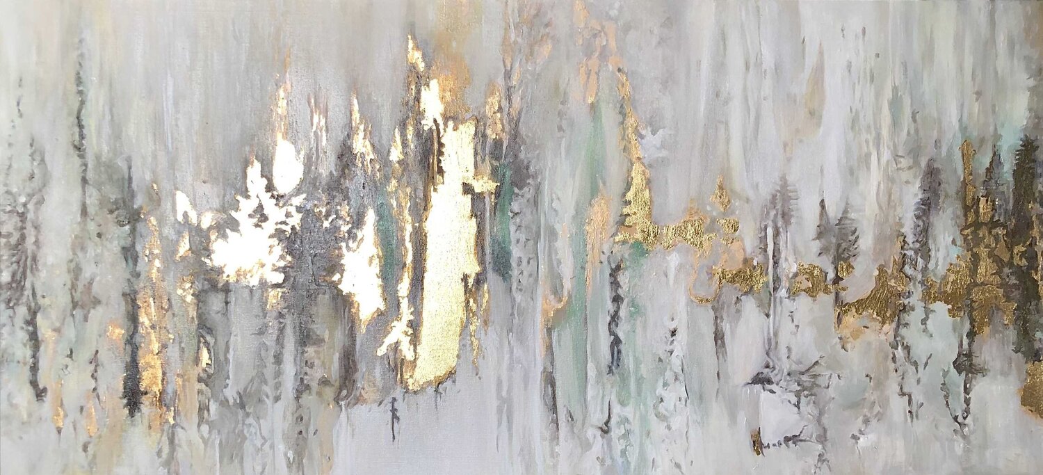 The Most Beautiful Abstraction "Light Impulses" Evgeniya Duvakina Originalgemälde zu verkaufen